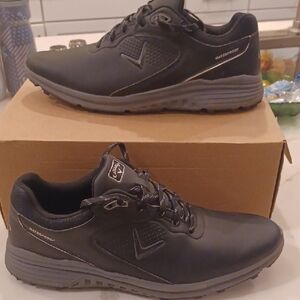 CALLAWAY WATERPROOF MEN'S SZ 12 GOLF SHOES BLACK